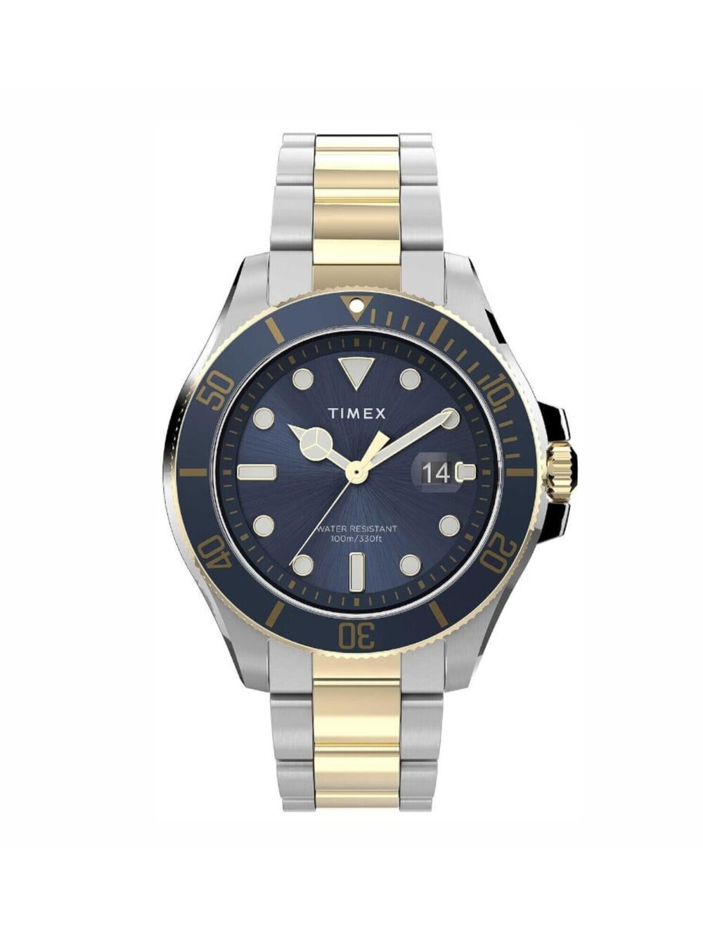 Timex Harborside Coast 43mm Blue Dial Diver Watch TW2V42000